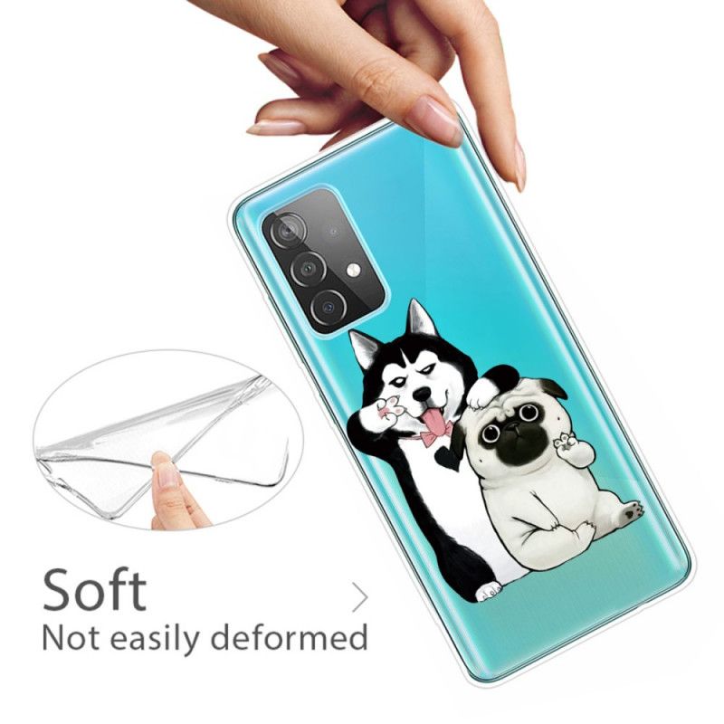 Hülle Samsung Galaxy A32 5G Lustige Hunde