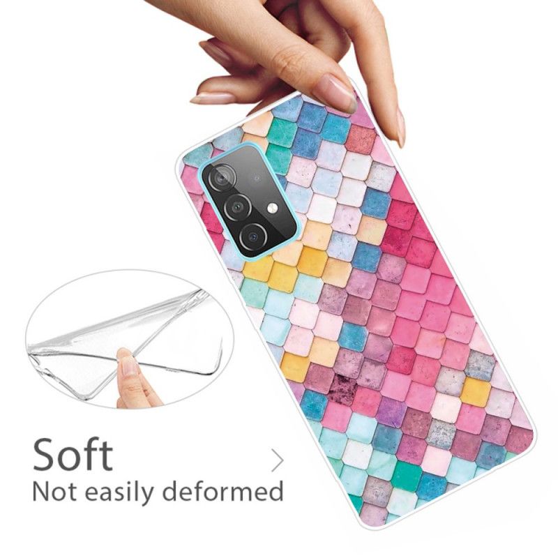 Hülle Samsung Galaxy A32 5G Pink Malerei