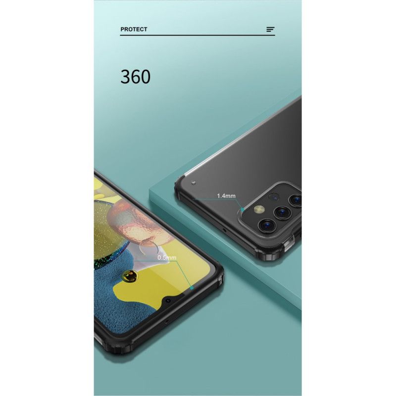 Hülle Samsung Galaxy A32 5G Schwarz Rüstungsserie