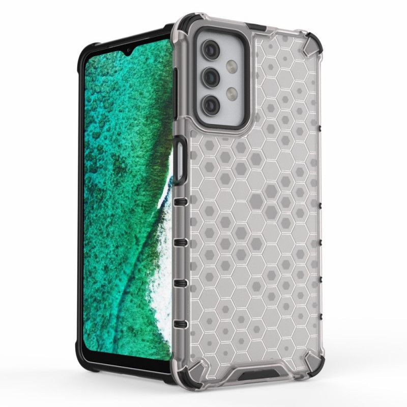 Hülle Samsung Galaxy A32 5G Schwarz Wabenstil