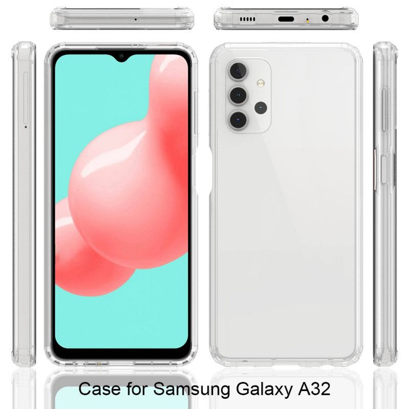 Hülle Samsung Galaxy A32 5G Transparenter Hybrid