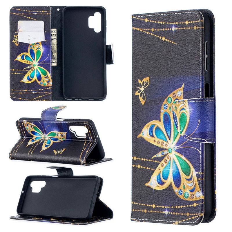 Lederhüllen Samsung Galaxy A32 5G Könige Schmetterlinge