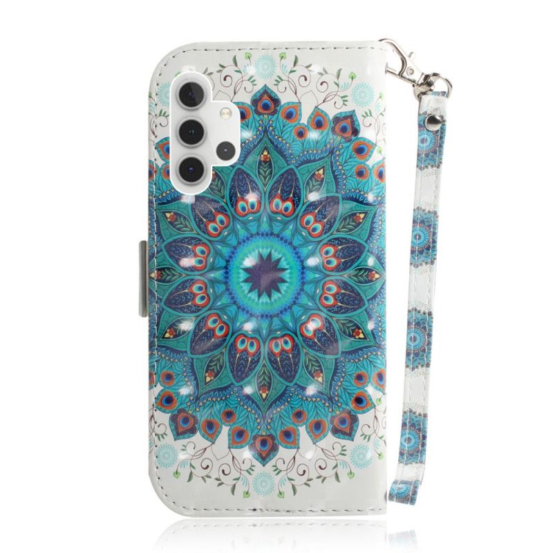 Lederhüllen Samsung Galaxy A32 5G Meisterhaftes Mandala Mit Tanga