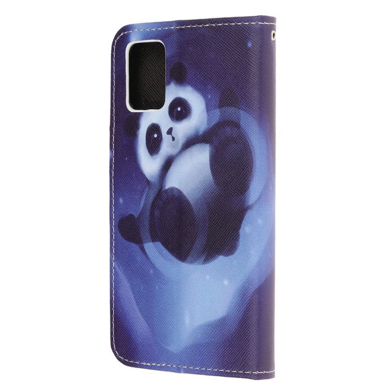 Lederhüllen Samsung Galaxy A32 5G Panda-Raum Mit Tanga