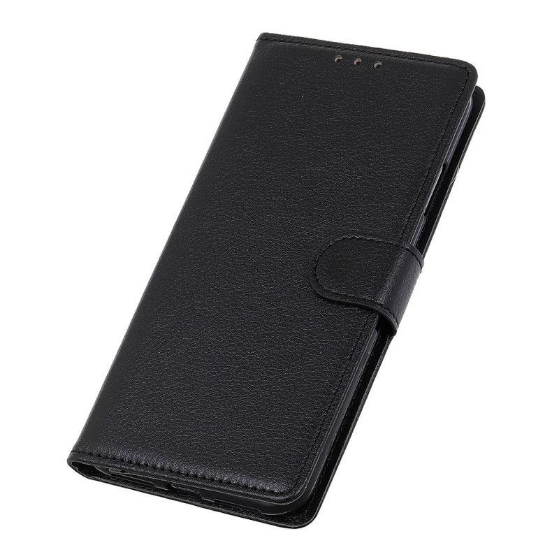 Lederhüllen Samsung Galaxy A32 5G Schwarz Traditionelles Kunstleder