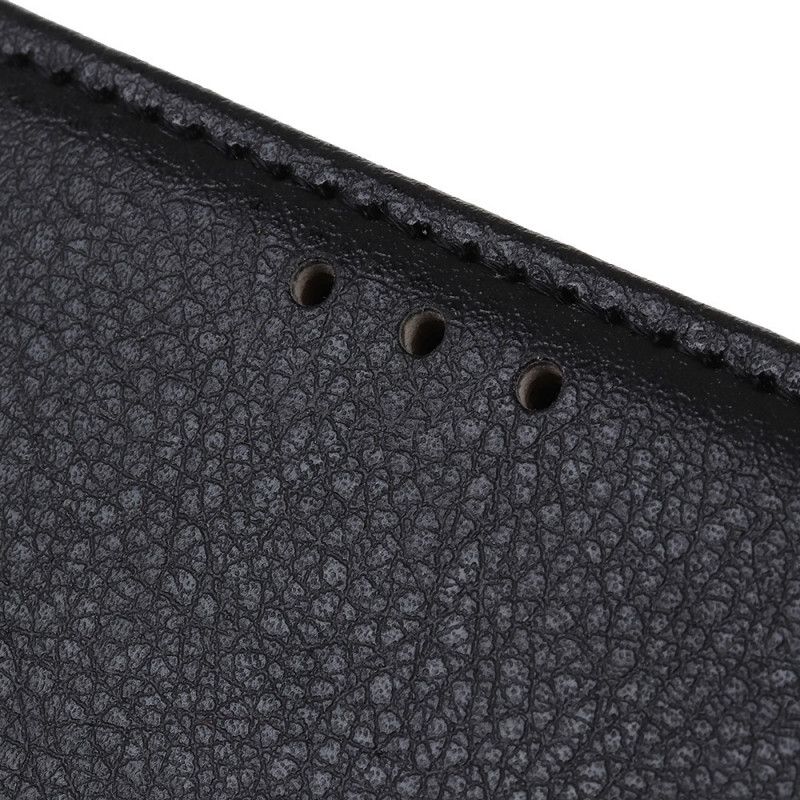 Lederhüllen Samsung Galaxy A32 5G Schwarz Traditionelles Kunstleder