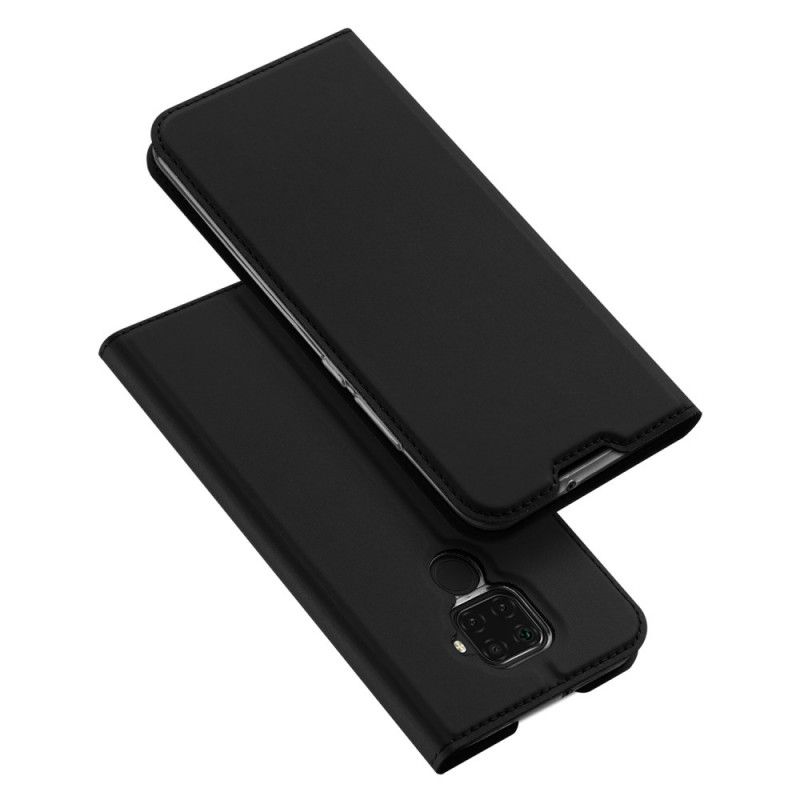 Flip Case Huawei Mate 30 Lite Schwarz Haut Der Dux Ducis Pro-Serie