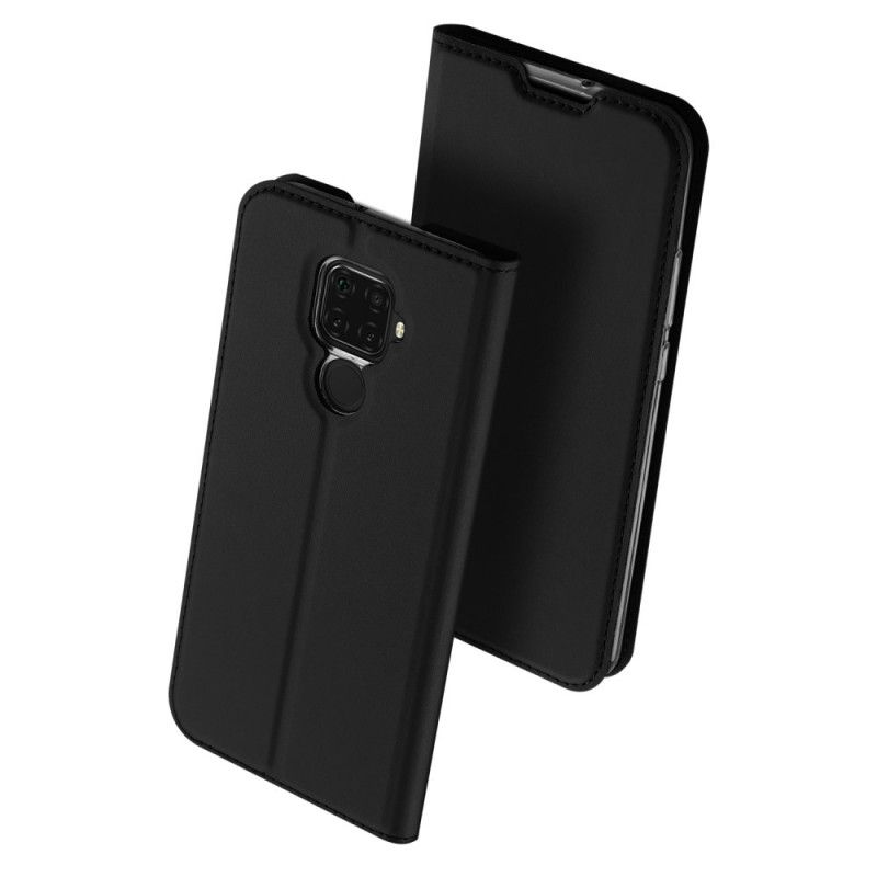 Flip Case Huawei Mate 30 Lite Schwarz Haut Der Dux Ducis Pro-Serie