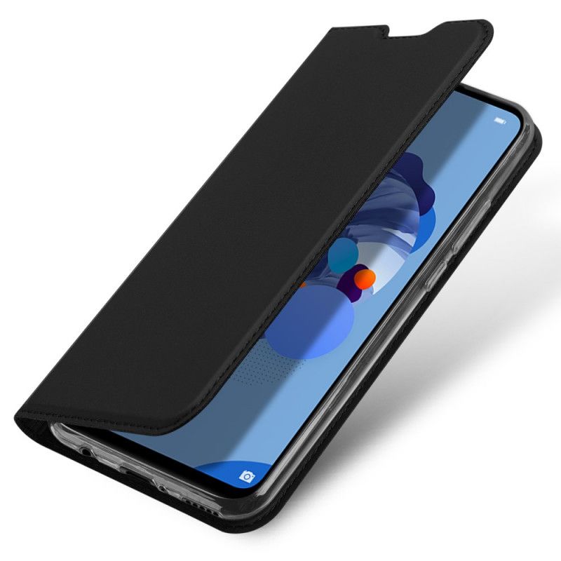 Flip Case Huawei Mate 30 Lite Schwarz Haut Der Dux Ducis Pro-Serie