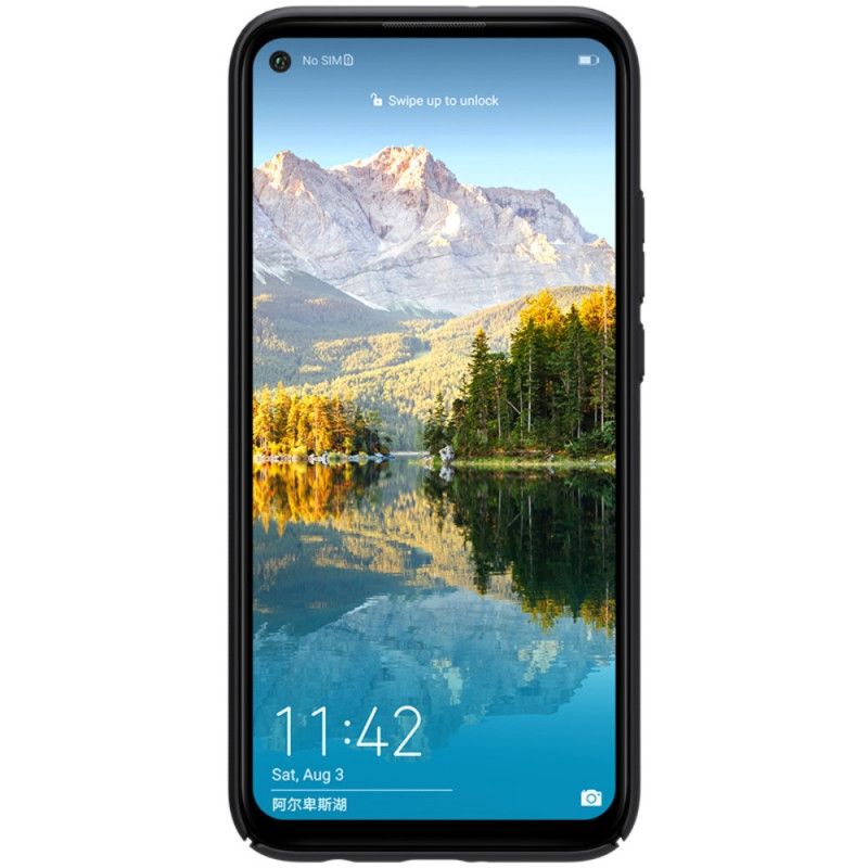 Hülle Huawei Mate 30 Lite Schwarz Starrer Gefrosteter Nillkin