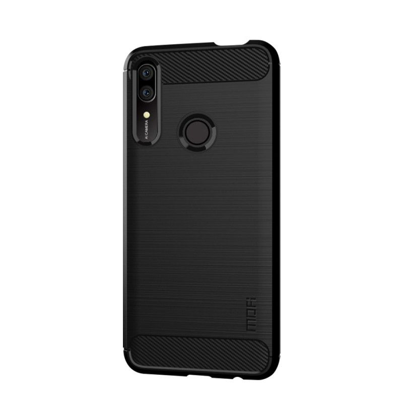 Hülle Honor 9X Schwarz Gebürstete Mofi-Kohlefaser