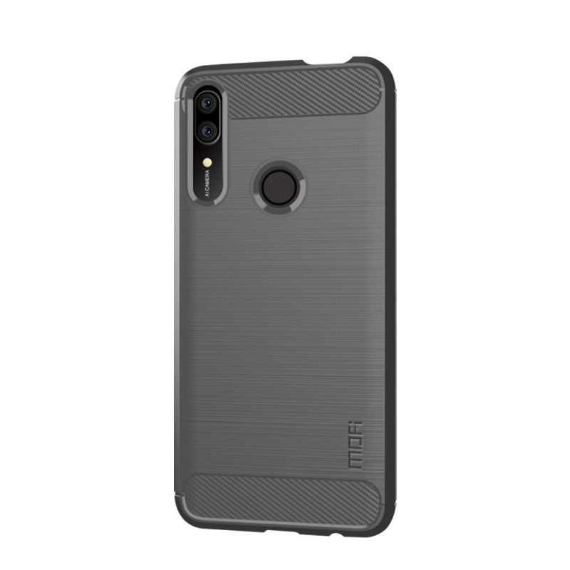 Hülle Honor 9X Schwarz Gebürstete Mofi-Kohlefaser