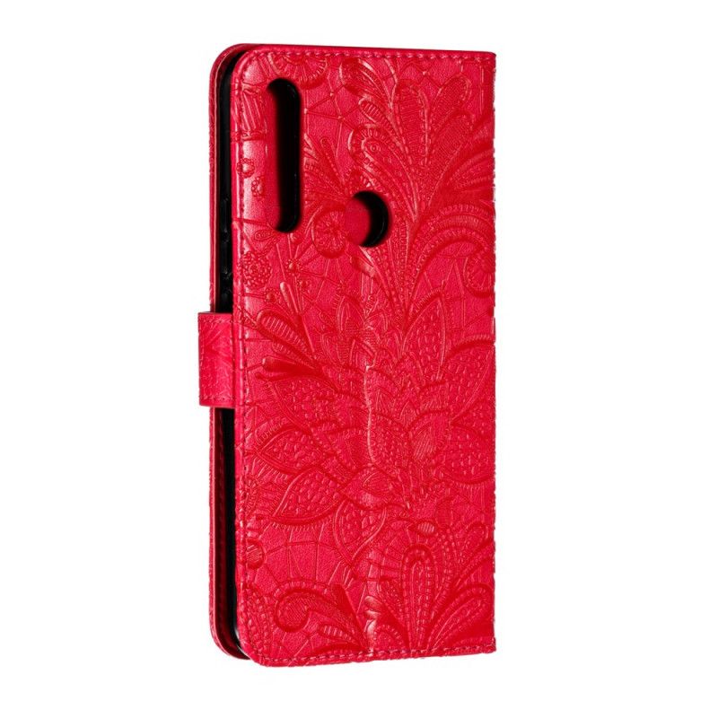 Lederhüllen Honor 9X Roségold Stammes-Tanga-Blüten