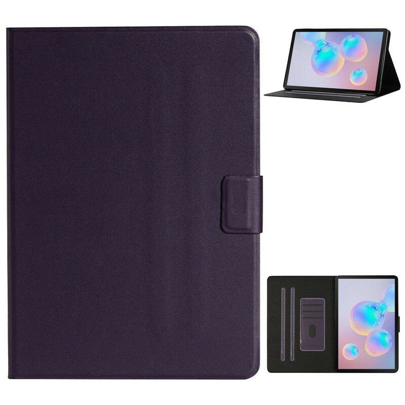 Flip Case Für Samsung Galaxy Tab S8 / Tab S7 Klassisches Kunstleder