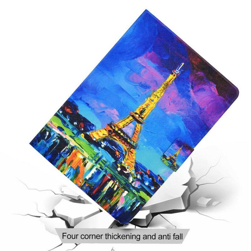 Lederhüllen Für Samsung Galaxy Tab S8 / Tab S7 Eiffelturm