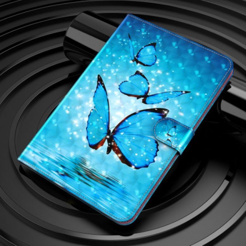Lederhüllen Für Samsung Galaxy Tab S8 / Tab S7 Kunstleder-schmetterlinge