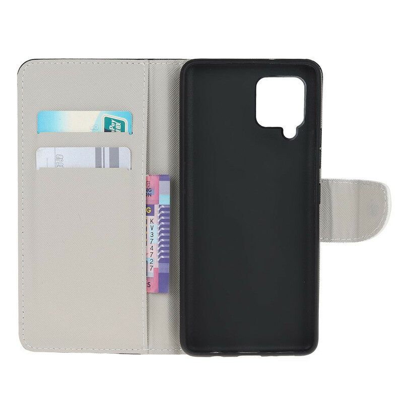 Flip Case Für Samsung Galaxy M12 / A12 Londoner Leben