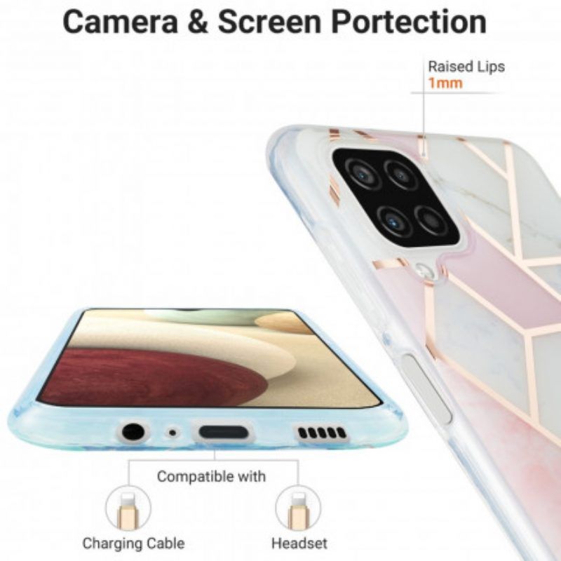 Hülle Für Samsung Galaxy M12 / A12 Ultra-design-marmor