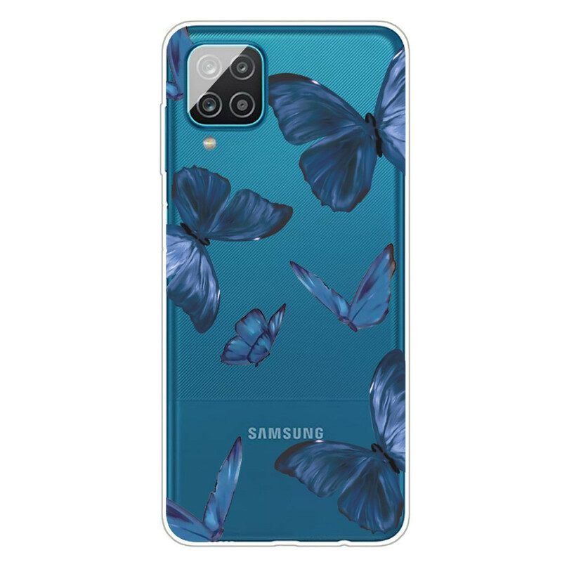 Hülle Für Samsung Galaxy M12 / A12 Wilde Schmetterlinge