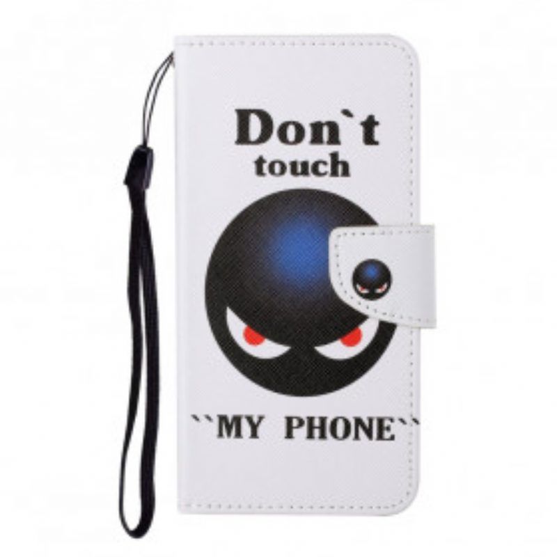 Lederhüllen Für Samsung Galaxy M12 / A12 Berühren Sie Nicht „mein Telefon“
