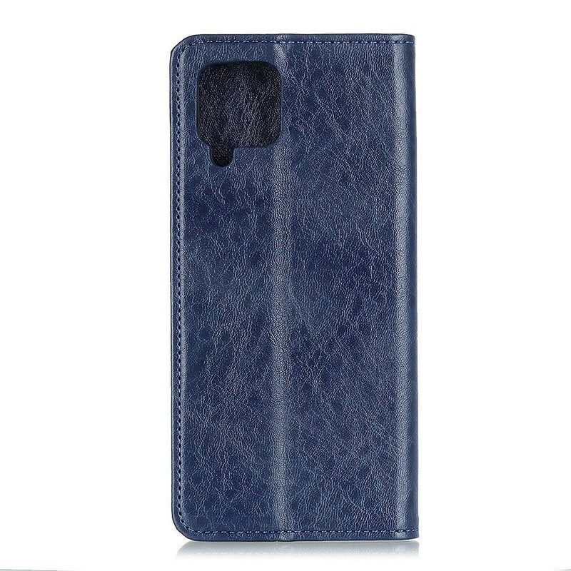 Schutzhülle Für Samsung Galaxy M12 / A12 Flip Case Spaltleder-stil