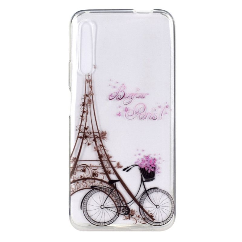 Hülle Huawei P Smart Pro Pro Transparent Hallo Paris