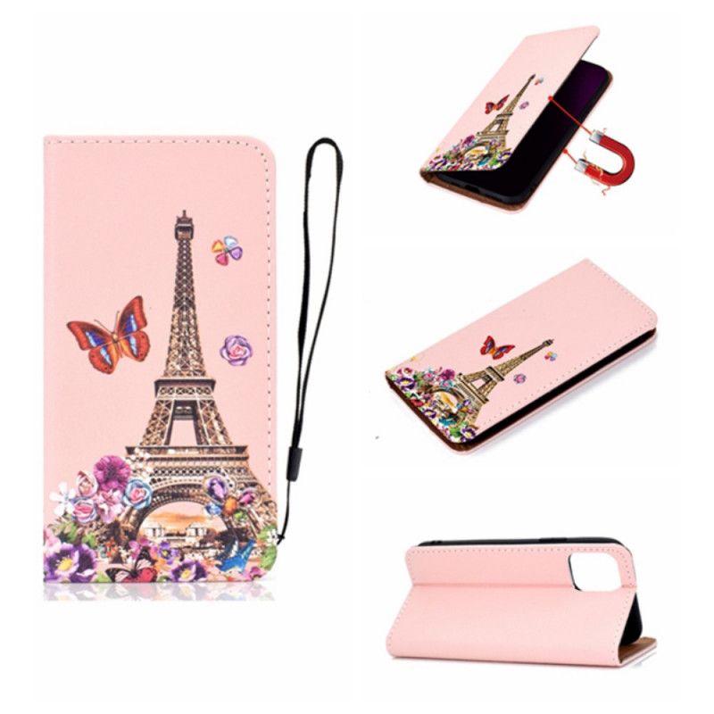 Flip Case iPhone 12 / 12 Pro Handyhülle Partei Paris
