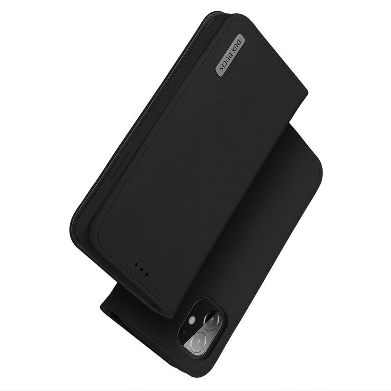 Flip Case iPhone 12 / 12 Pro Schwarz Wunschserie Dux-Ducis