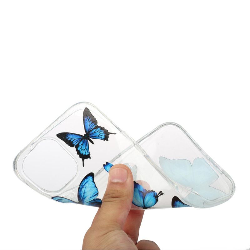 Hülle Für iPhone 12 / 12 Pro Flug Der Blauen Schmetterlinge