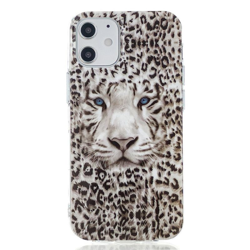 Hülle iPhone 12 / 12 Pro Fluoreszierender Leopard