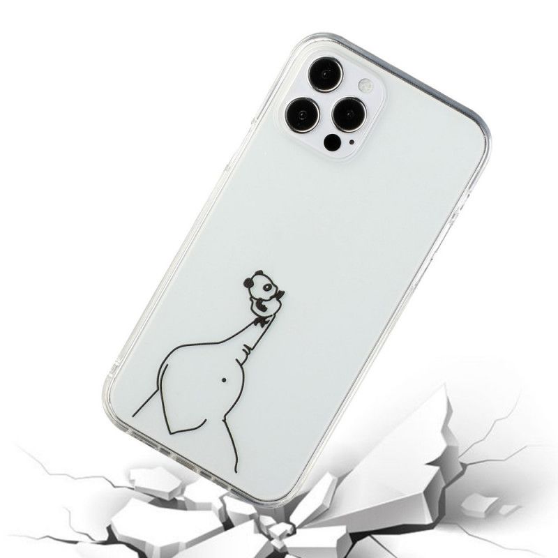 Hülle iPhone 12 / 12 Pro Logo-Panda-Spiele