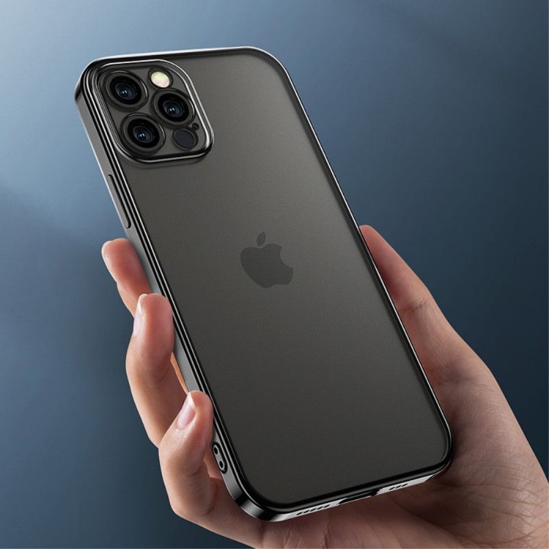 Hülle iPhone 12 / 12 Pro Schwarz Benks Metallkanten