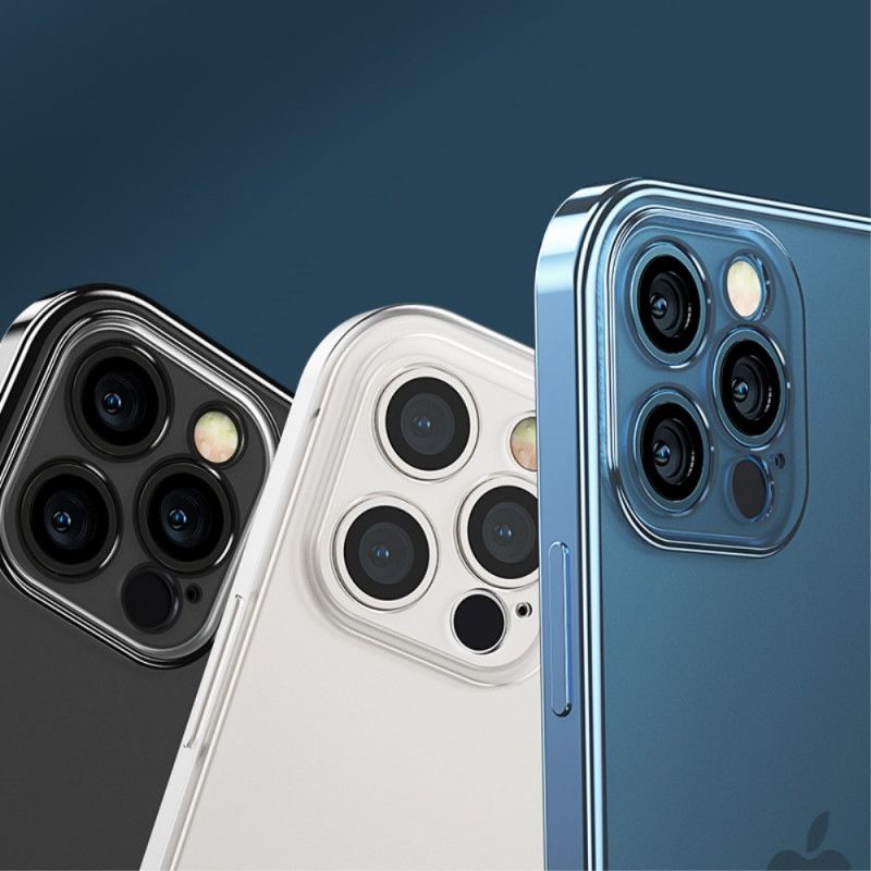 Hülle iPhone 12 / 12 Pro Schwarz Benks Metallkanten