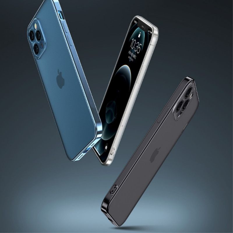 Hülle iPhone 12 / 12 Pro Schwarz Benks Metallkanten