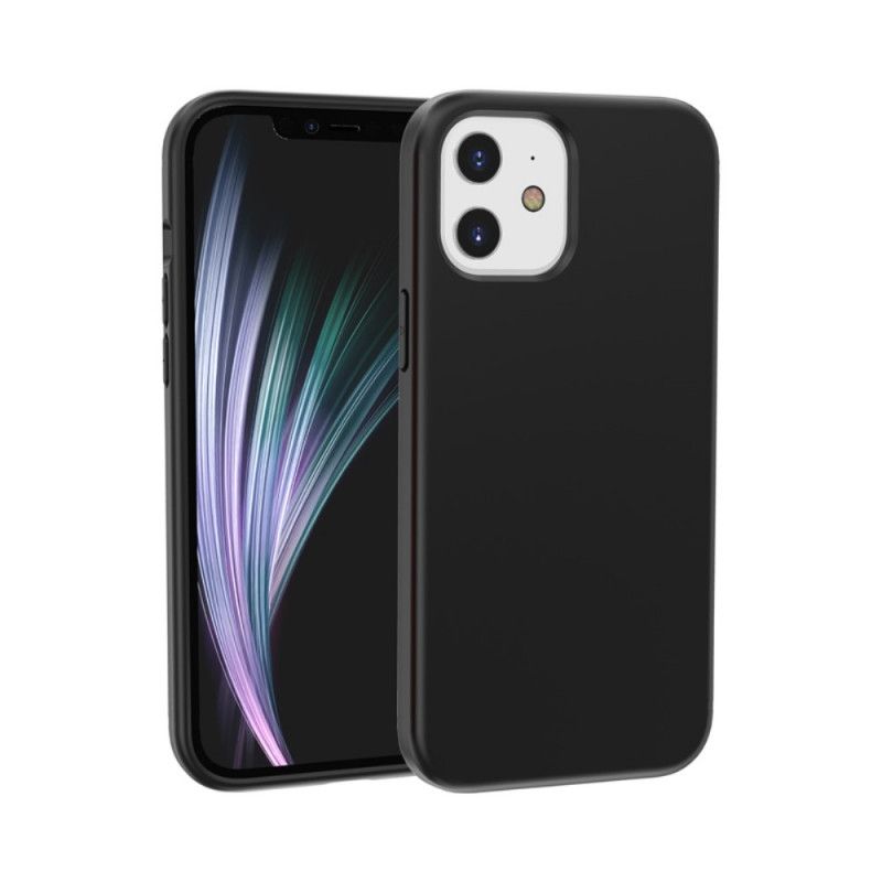Hülle iPhone 12 / 12 Pro Schwarz Handyhülle Anti-Fingerabdruck Und Spritzen
