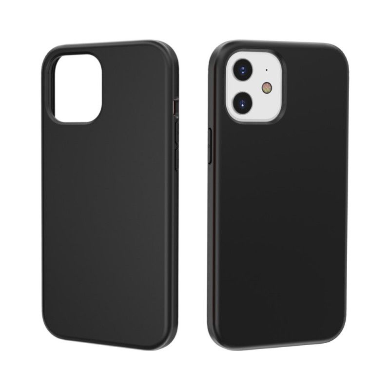 Hülle iPhone 12 / 12 Pro Schwarz Handyhülle Anti-Fingerabdruck Und Spritzen
