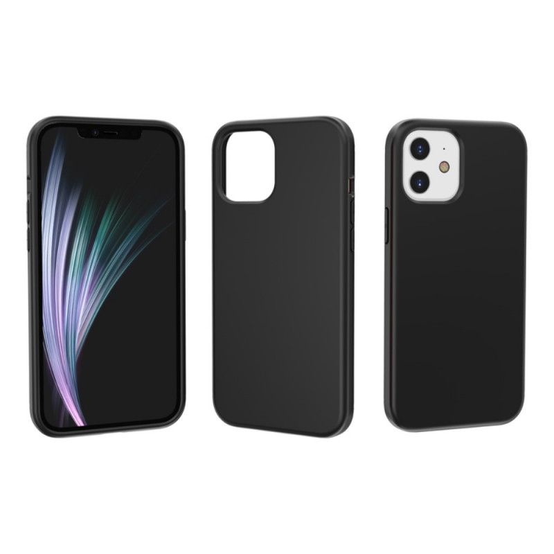 Hülle iPhone 12 / 12 Pro Schwarz Handyhülle Anti-Fingerabdruck Und Spritzen