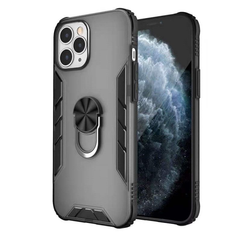 Hülle iPhone 12 / 12 Pro Schwarz Handyhülle Premium-Stützring