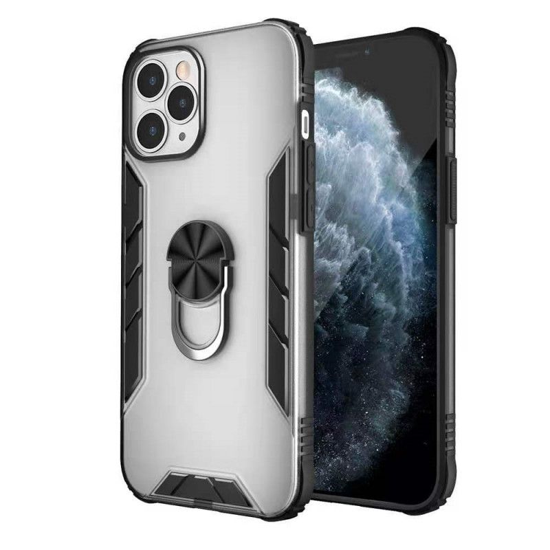 Hülle iPhone 12 / 12 Pro Schwarz Handyhülle Premium-Stützring