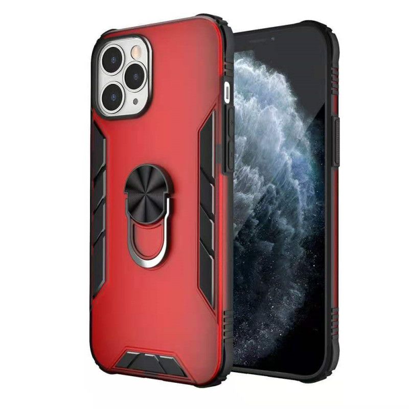 Hülle iPhone 12 / 12 Pro Schwarz Handyhülle Premium-Stützring