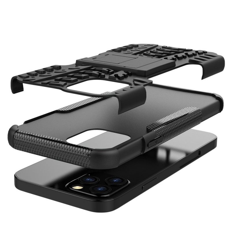 Hülle iPhone 12 / 12 Pro Schwarz Ultrabeständige Prämie