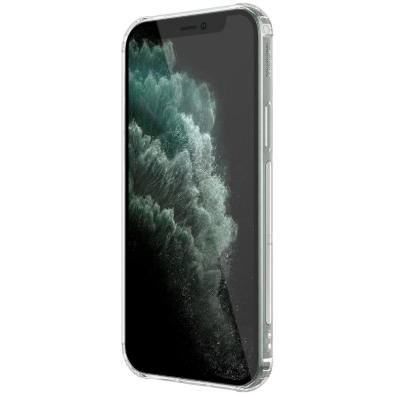 Hülle iPhone 12 / 12 Pro Weiß Natürlicher Tansparenter Nillkin