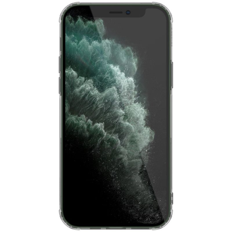 Hülle iPhone 12 / 12 Pro Weiß Natürlicher Tansparenter Nillkin