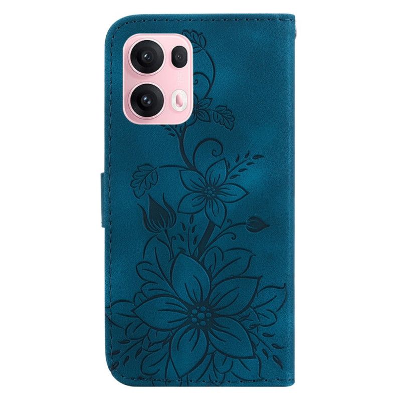 Lederhüllen Oppo Reno 13 Pro 5g Handyhülle Fleur-de-lis-muster