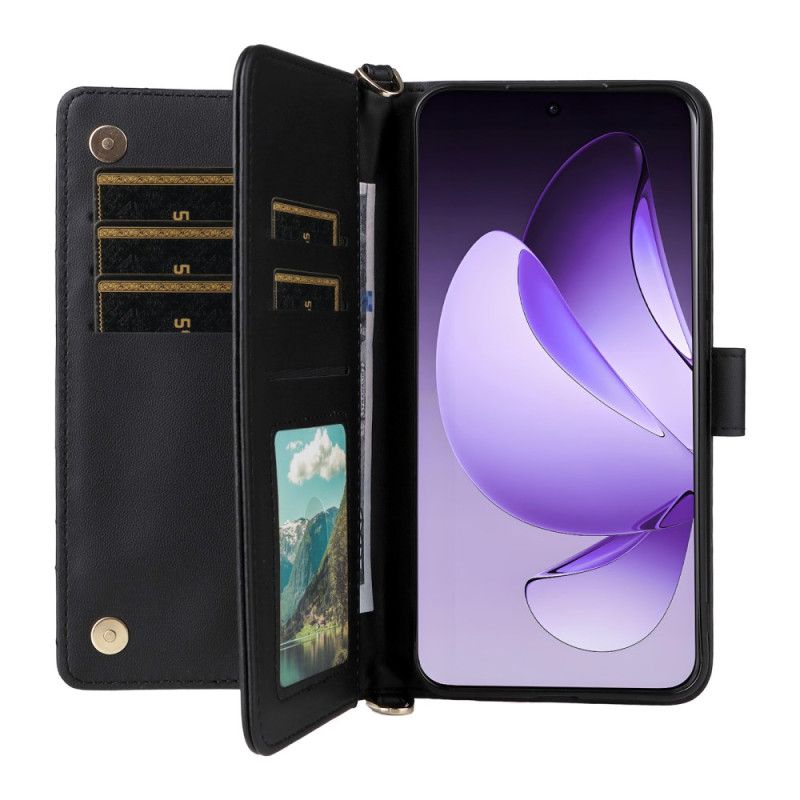 Lederhüllen Oppo Reno 13 Pro 5g Handyhülle Schultergurt Im Retro-design