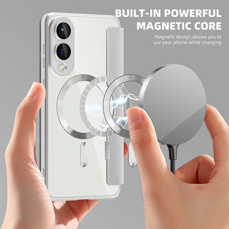 Flip Case Für Samsung Galaxy S25 5g Edge Gesteppt Magsafe-kompatibel