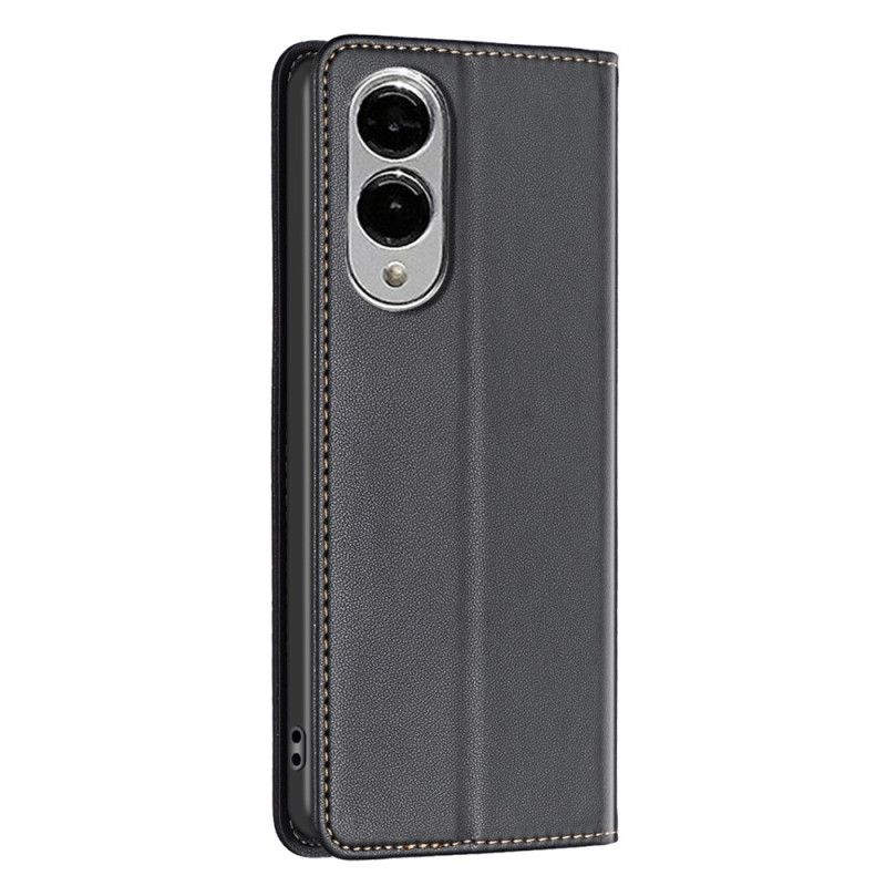 Flip Case Für Samsung Galaxy S25 5g Edge Klassische Binfen-farbe