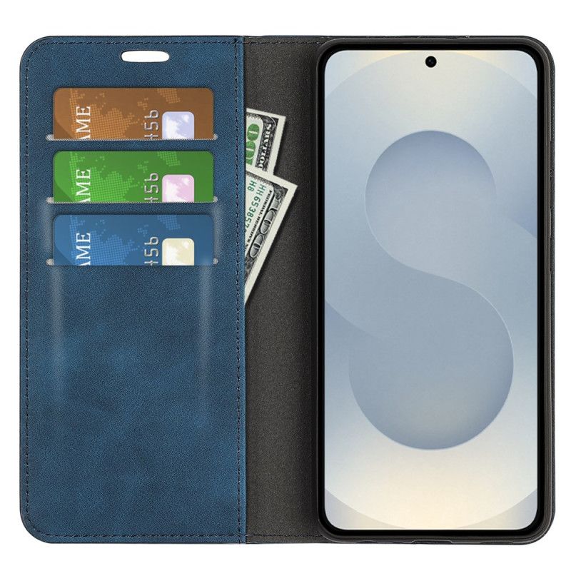 Flip Case Samsung Galaxy S25 5g Edge Handyhülle Lederoptik