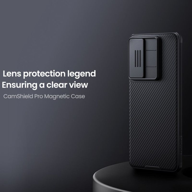 Hülle Für Samsung Galaxy S25 5g Edge Camshield Pro Mit Verschiebbarer Kameraabdeckung Von Nillkin