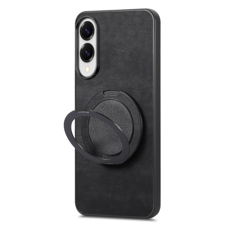 Hülle Für Samsung Galaxy S25 5g Edge Wildlederoptik Mit Drehbarem Ständer